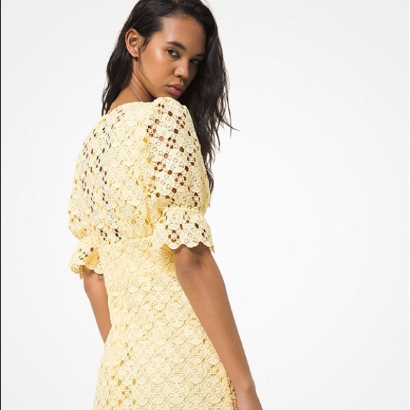 Michael Kors Floral Medallion Lace Dress - Picture 2 of 7